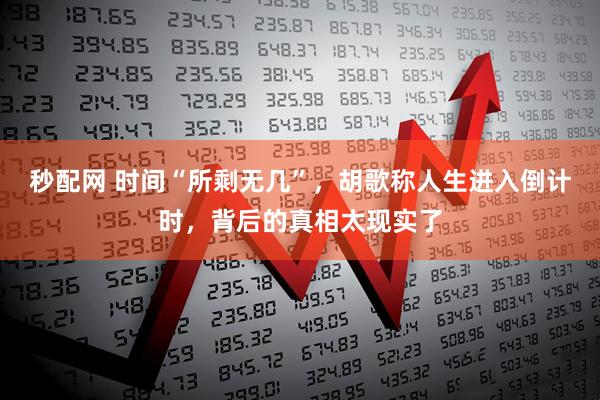 秒配网 时间“所剩无几”，胡歌称人生进入倒计时，背后的真相太现实了